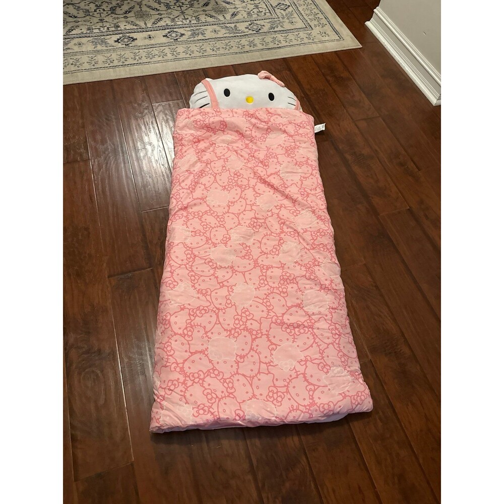 Hello Kitty Kids' Glow in the Dark Sleeping Bag Pink - Picture 6 of 7